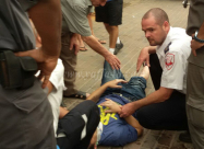  بالصور: إصابة متوسطة لرجل بحادث دهس وسط مدينة الرملة 